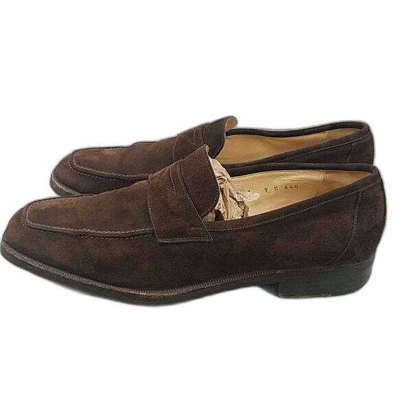 To Boot New York Men\'s Suede Loafers Dark brown sz 9 Casual Slip-On main image 11